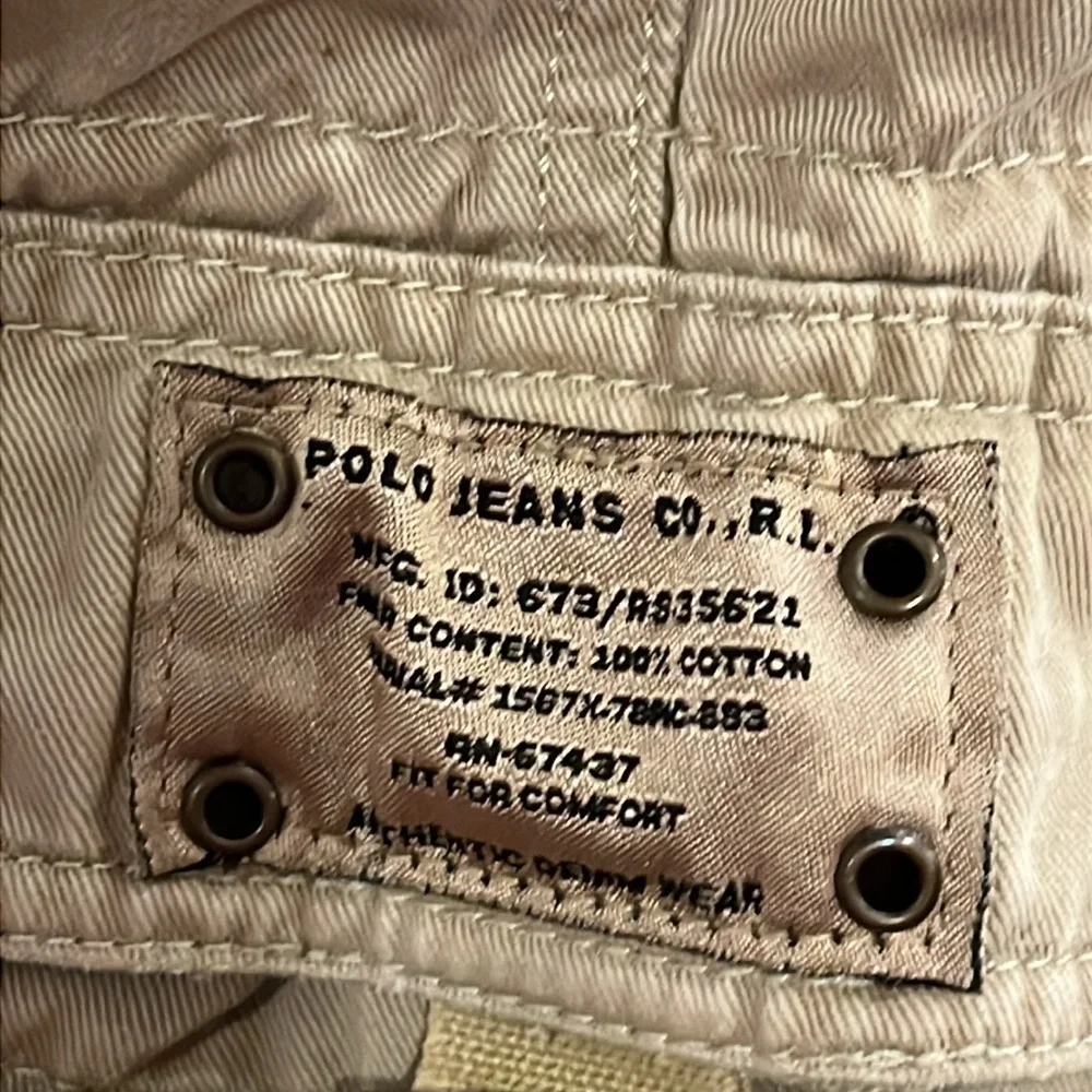 Polo Jeans Co Ralph Lauren RL Cargo Pants vintage Mens Size 38x32